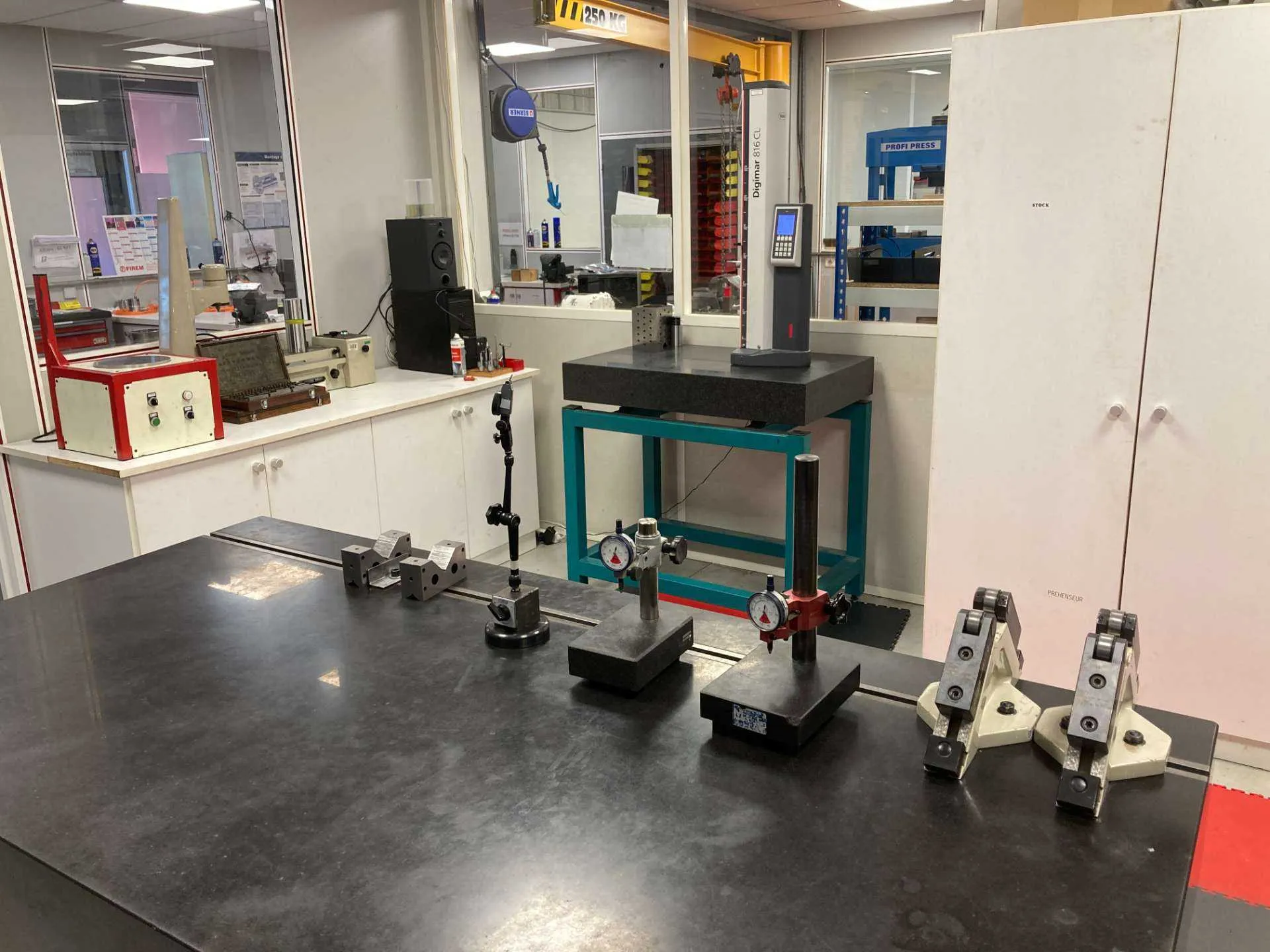 Salle de métrologie